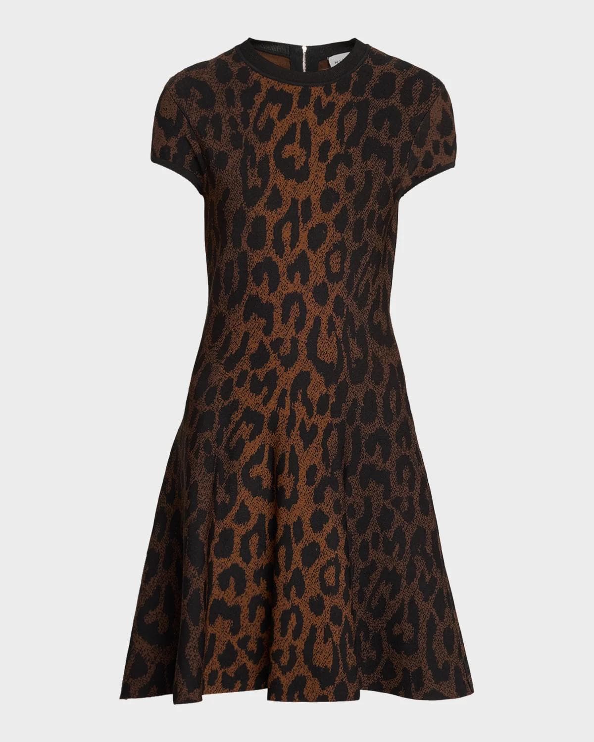 Milly Honor Leopard Mini Dress
