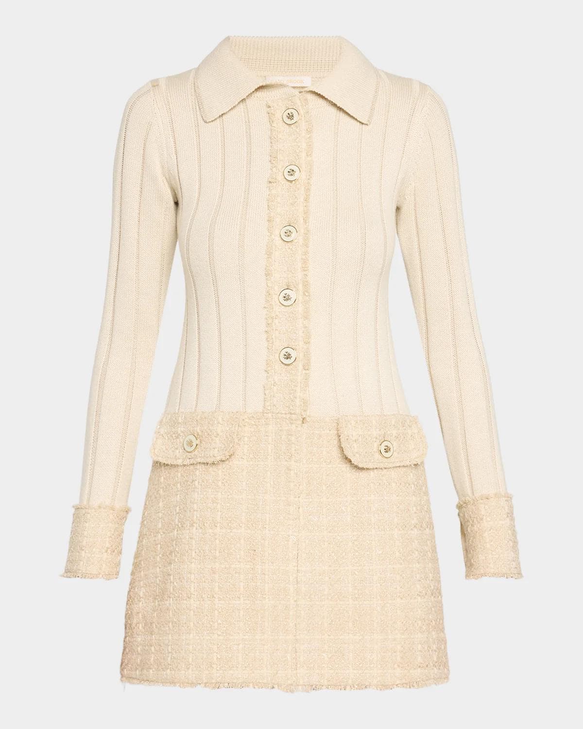 Ramy Brook Ellen Long-Sleeve Mini Dress