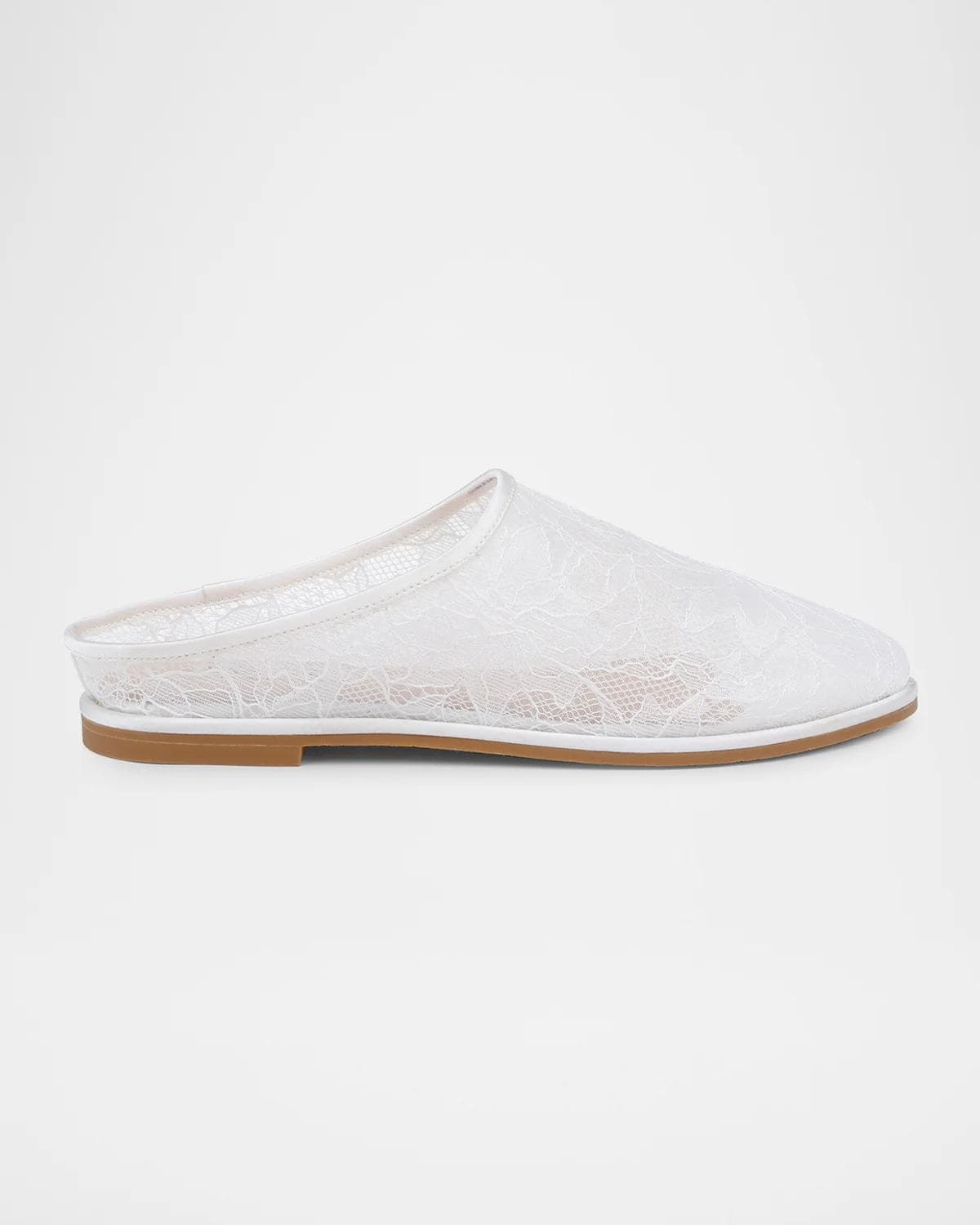 Badgley Mischka Yumi Floral Lace Mules