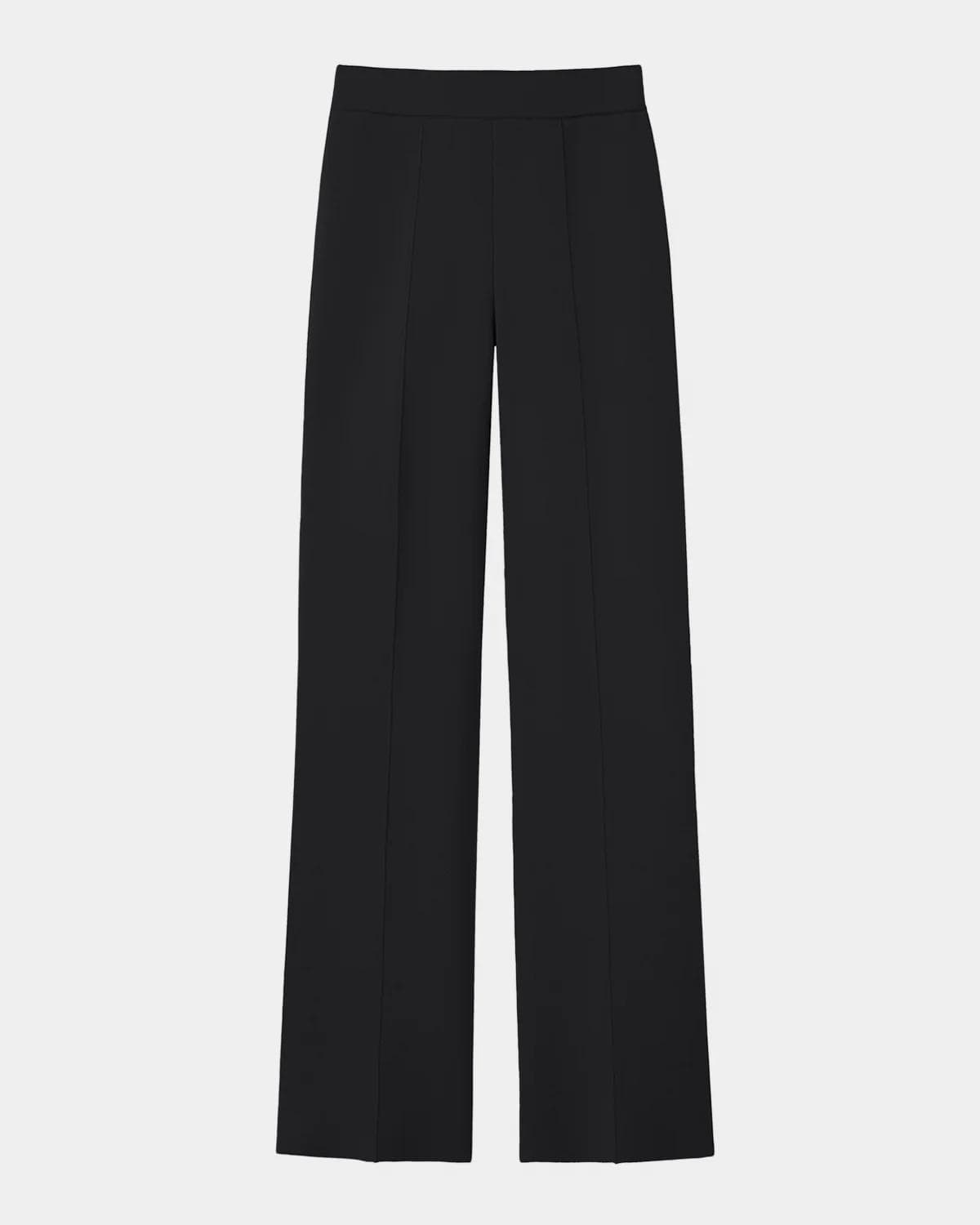 Lafayette 148 New York Foley Straight-Leg Matte Crepe Pants