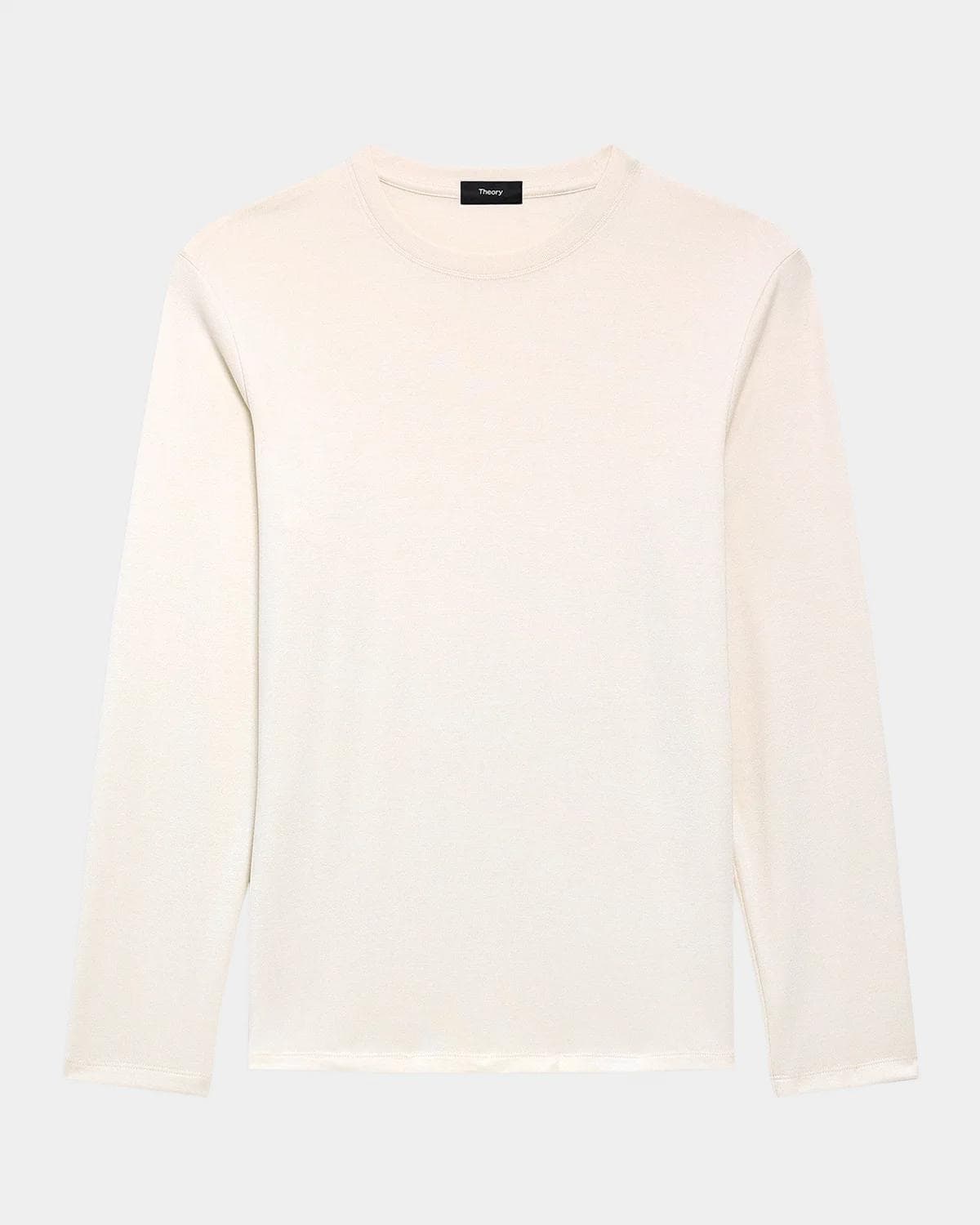 Theory Essential Long-Sleeved Crewneck T-Shirt
