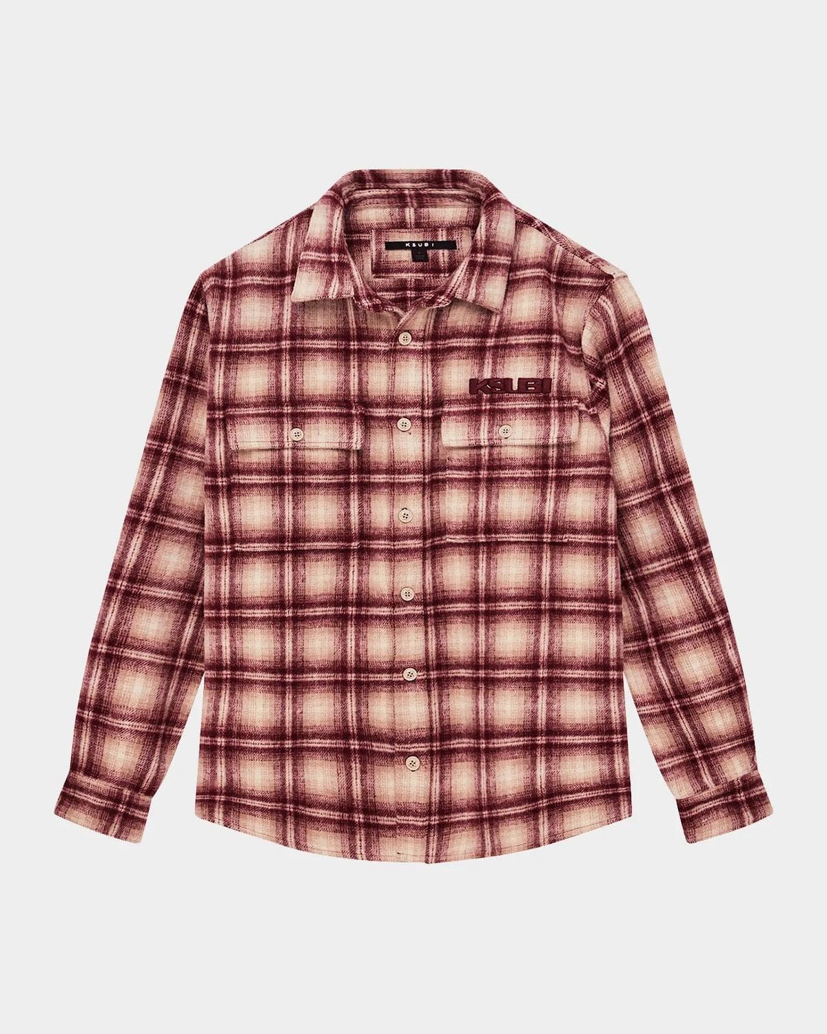 Ksubi Sott Rosebowl Plaid Flannel Shirt