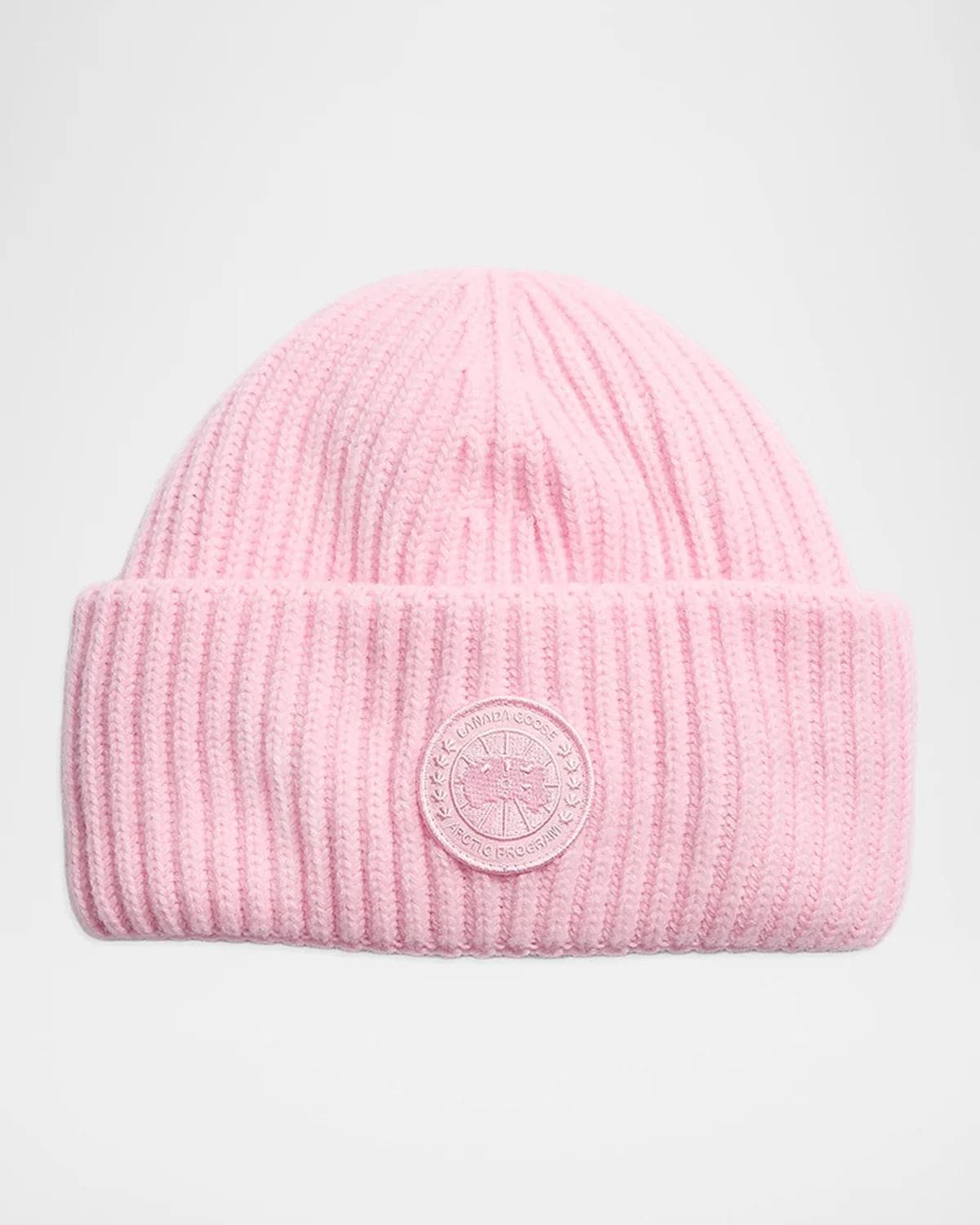 Canada Goose Men's Tonal Disc Wool-Cashmere Beanie