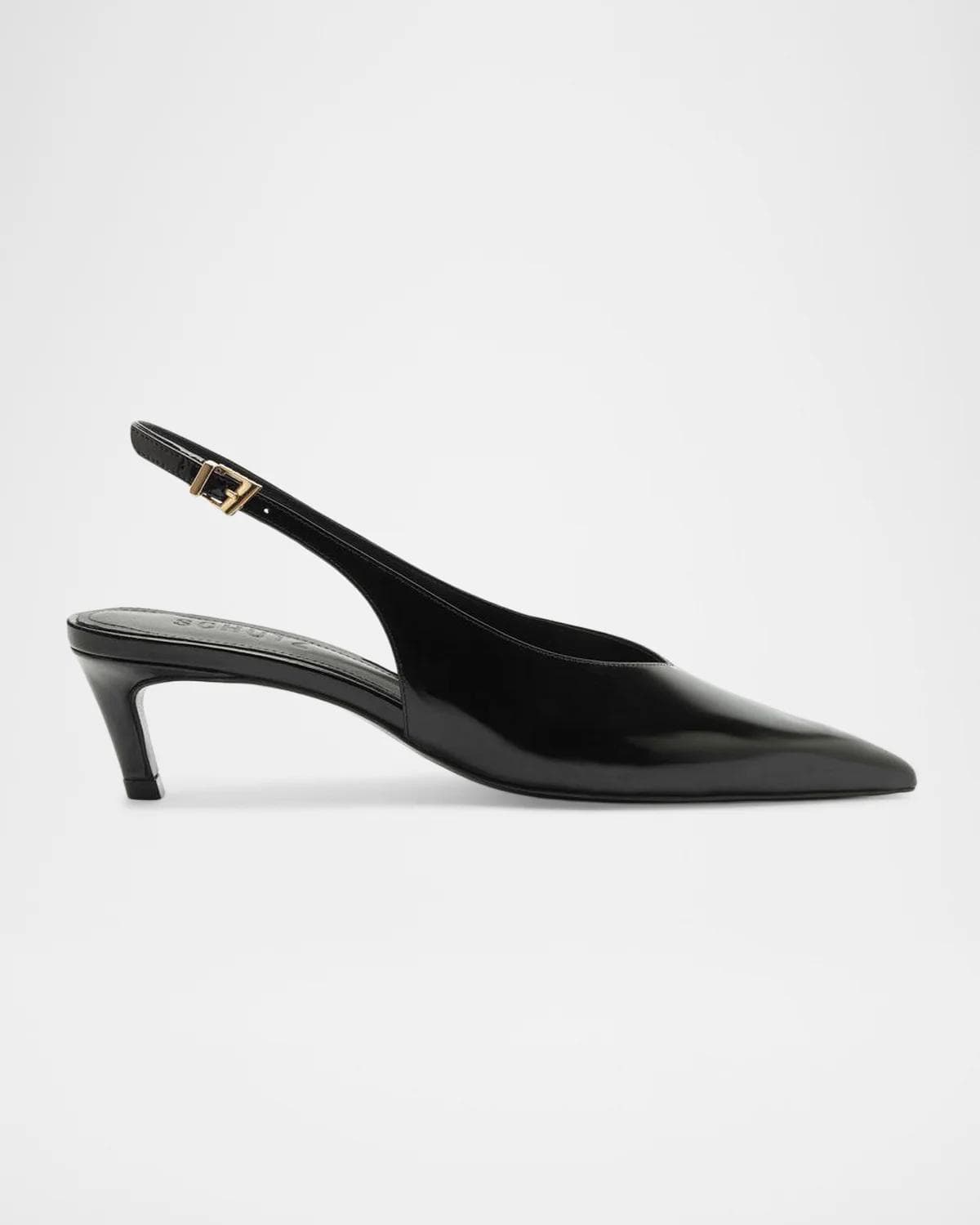 Schutz 55mm Alicia Patent Leather Slingback Pumps