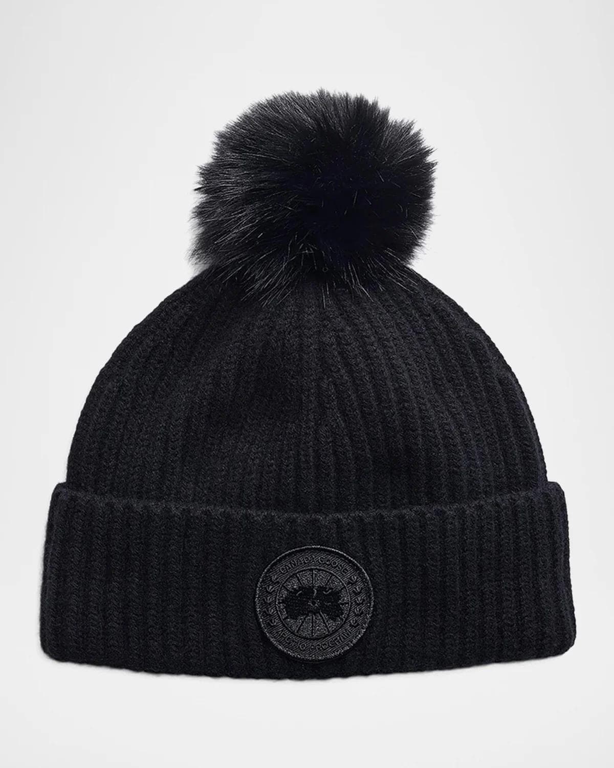 Canada Goose Toque Pom-Pom Merino Wool-Cashmere Beanie