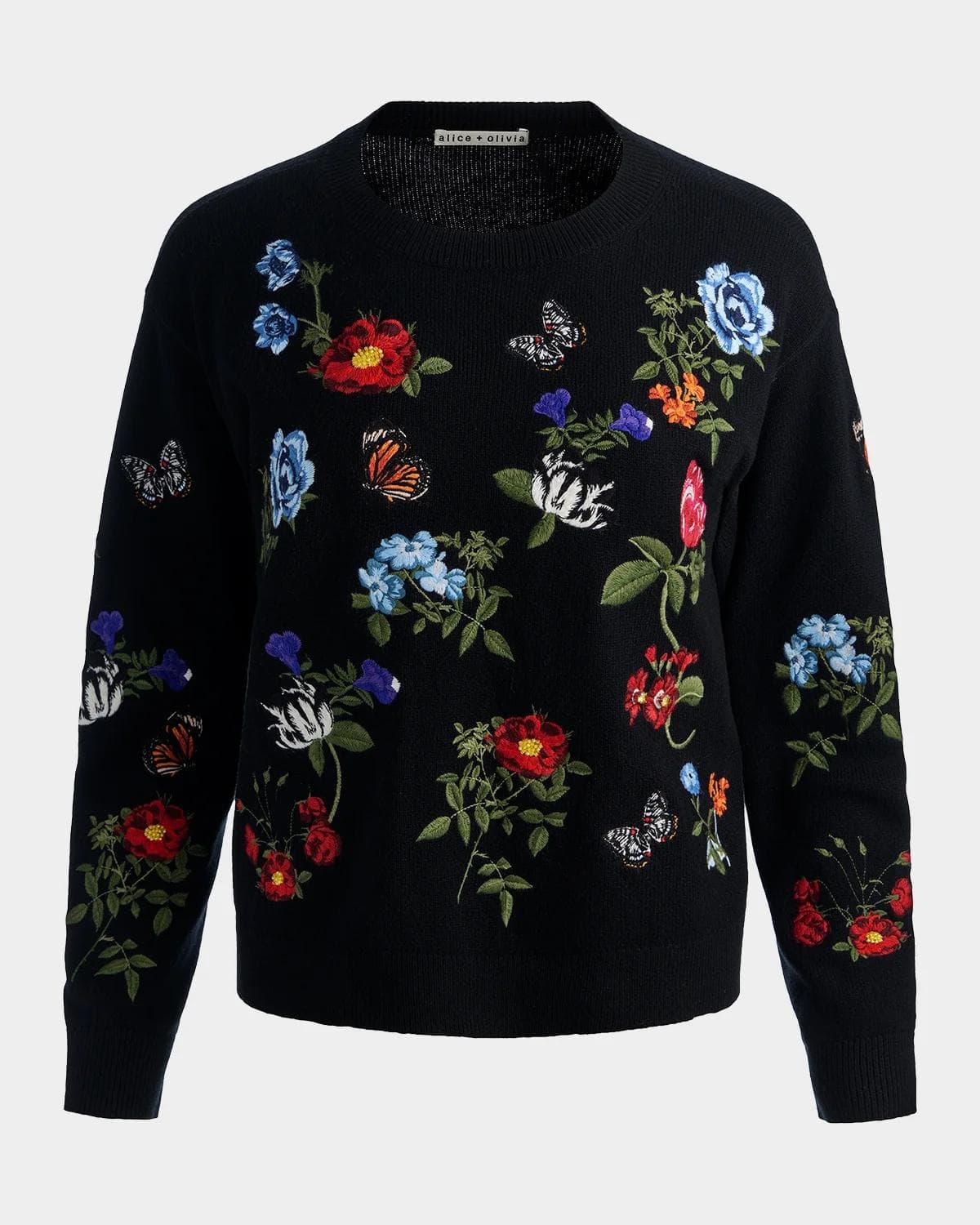 ALICE + OLIVIA Teanna Embellished Sweater