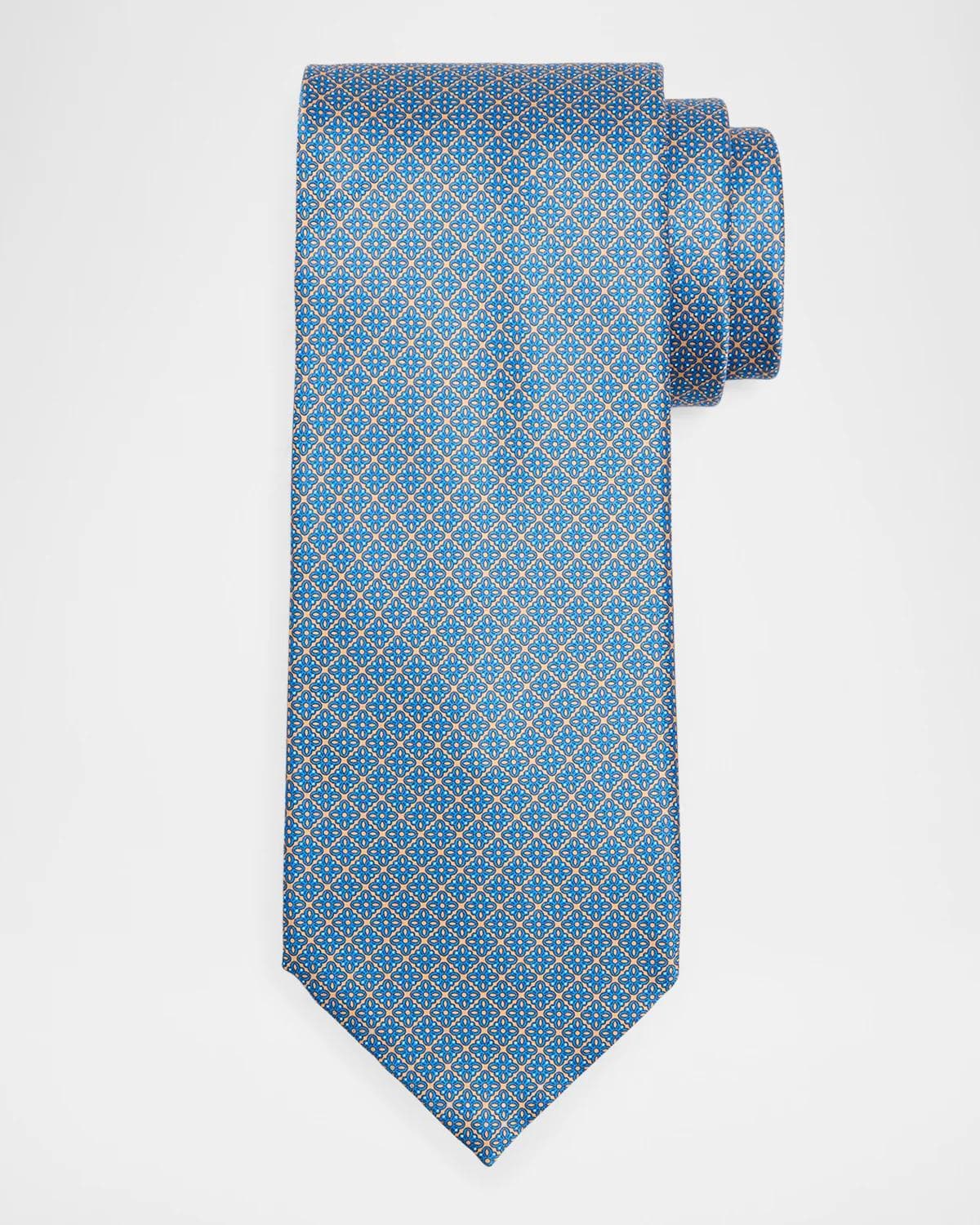 Stefano Ricci Men's Micro-Floral Silk Tie