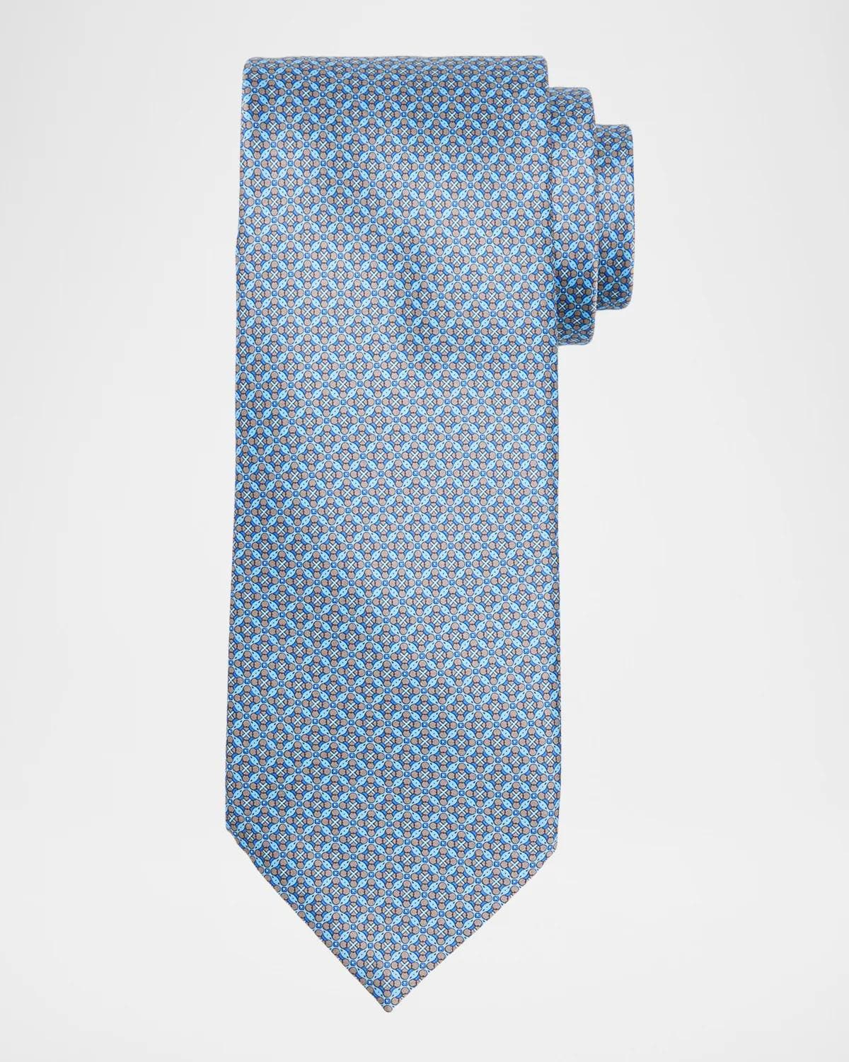 Stefano Ricci Men's Geometric Floral Silk Tie