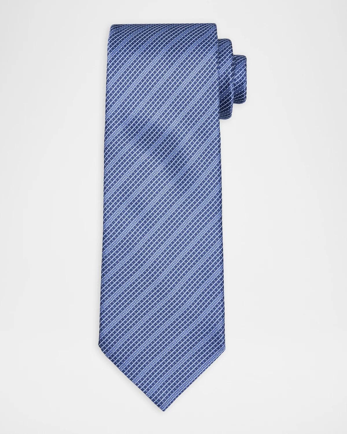 Stefano Ricci Men's Diagonal Stripe Silk Tie