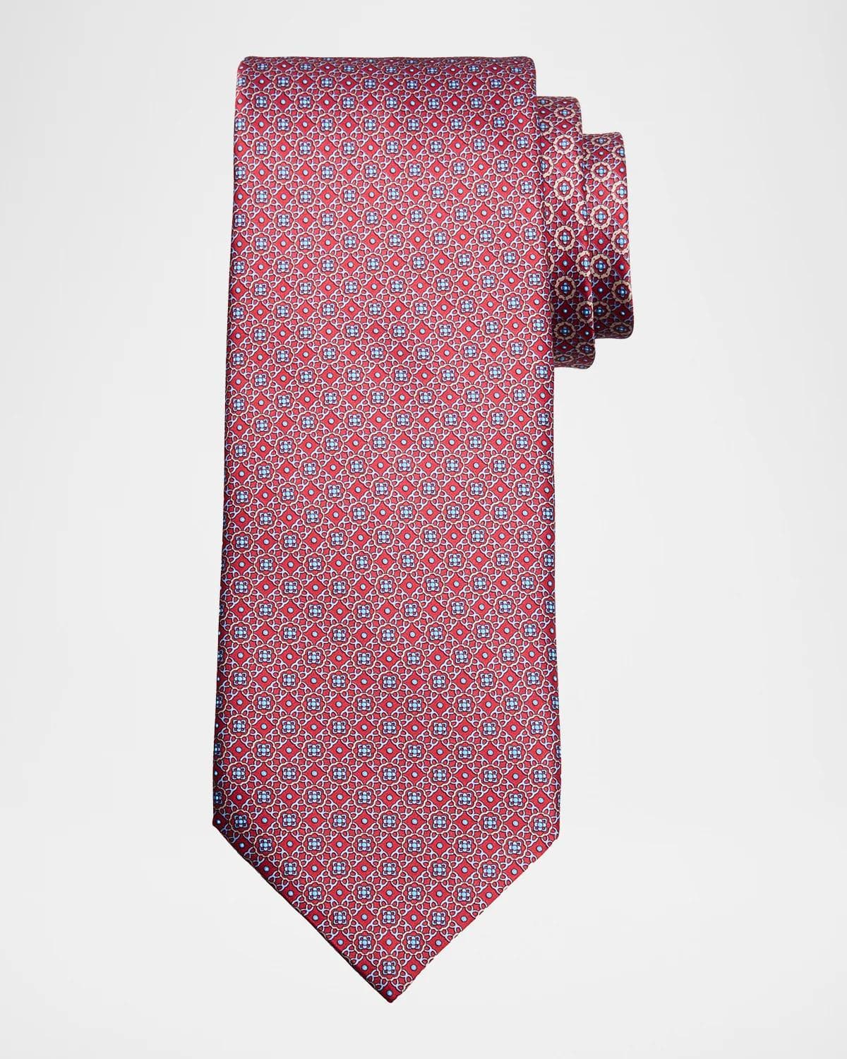 Stefano Ricci Men's Geometric Mosaic Silk Tie