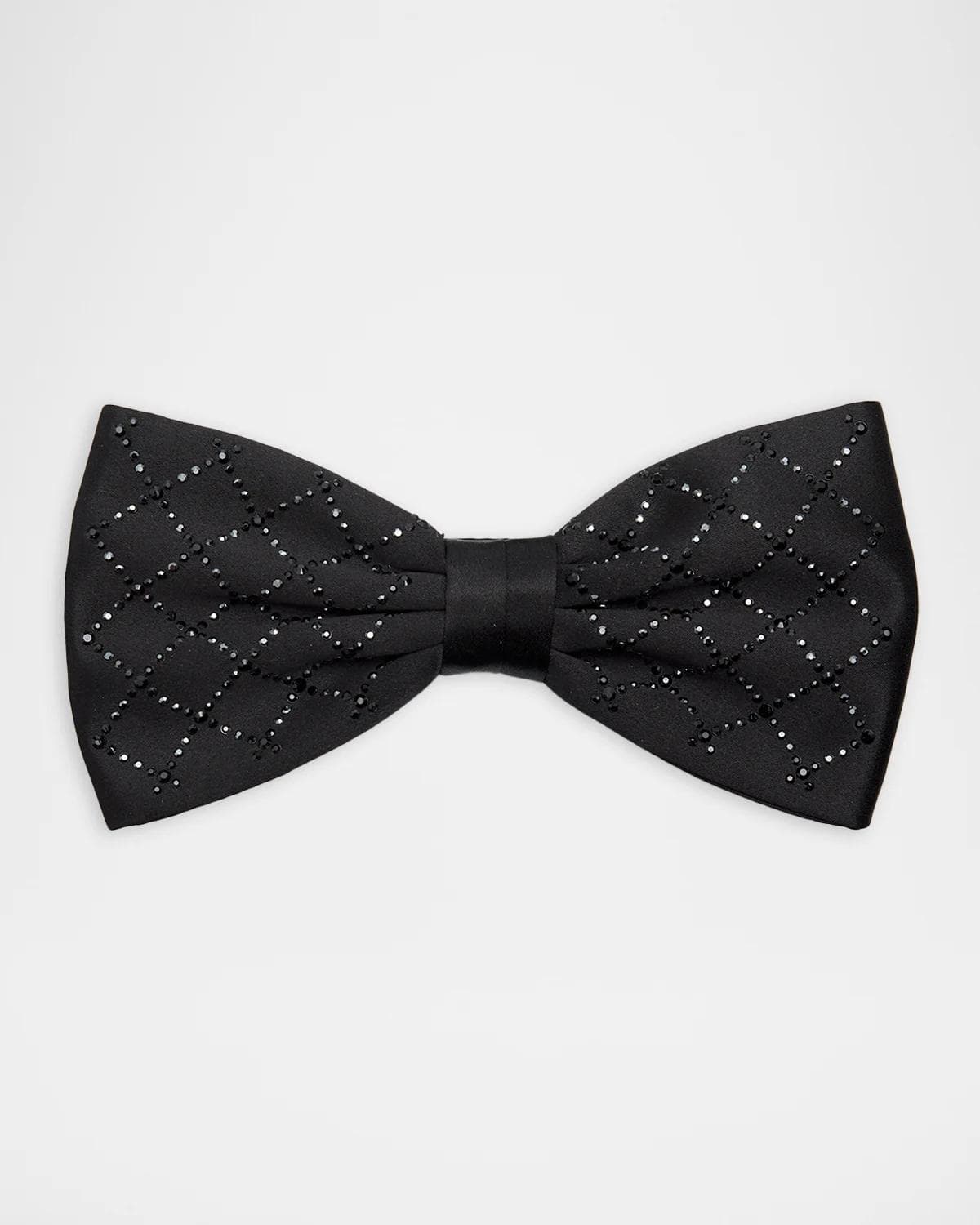 Stefano Ricci Men's Swarovski Crystal Lattice Silk Bow Tie
