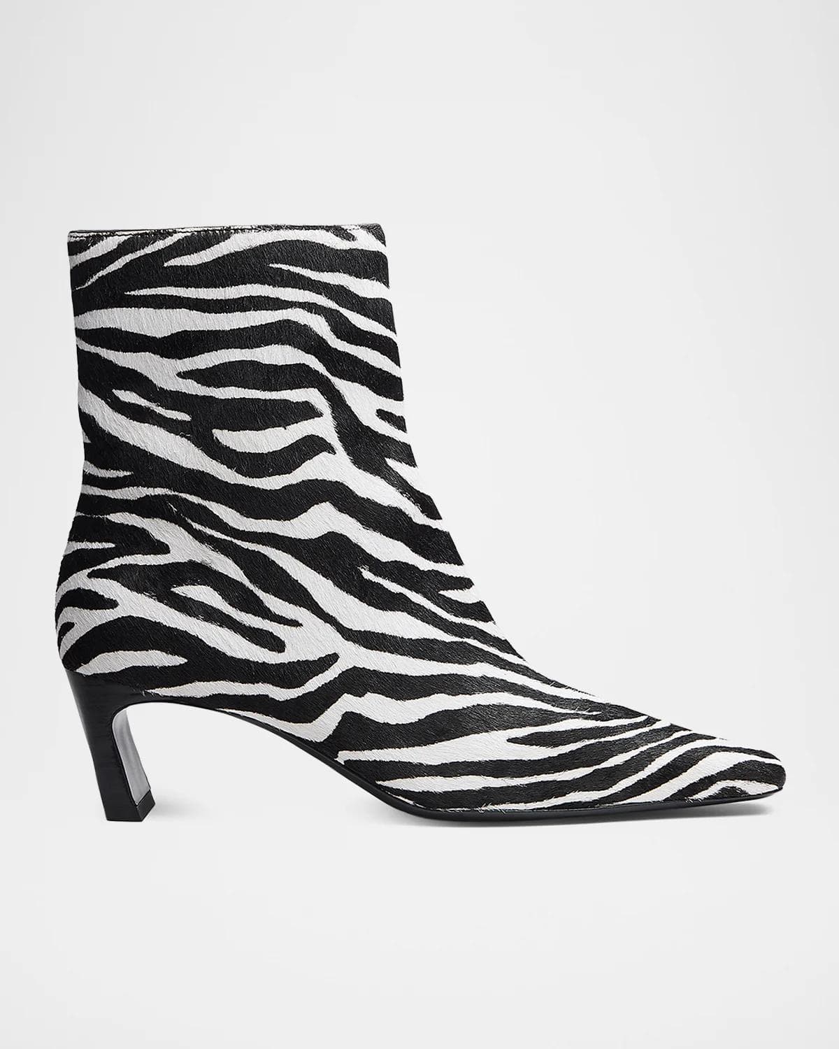 rag & bone 55mm Kai Zebra Calf Hair Ankle Boots