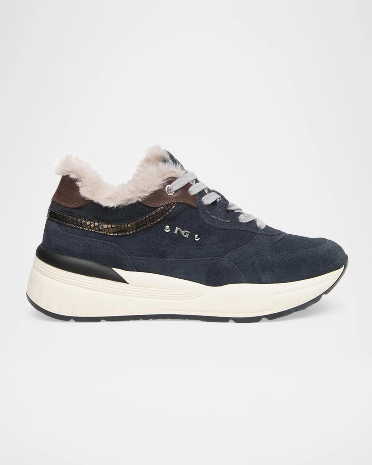 NeroGiardini Platform Suede Sneakers