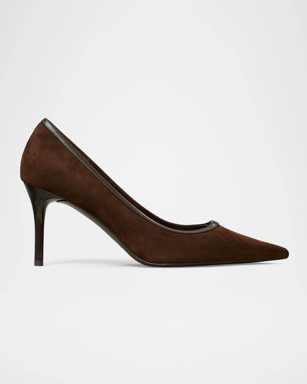 Tory Burch 80mm Double T Suede Pumps