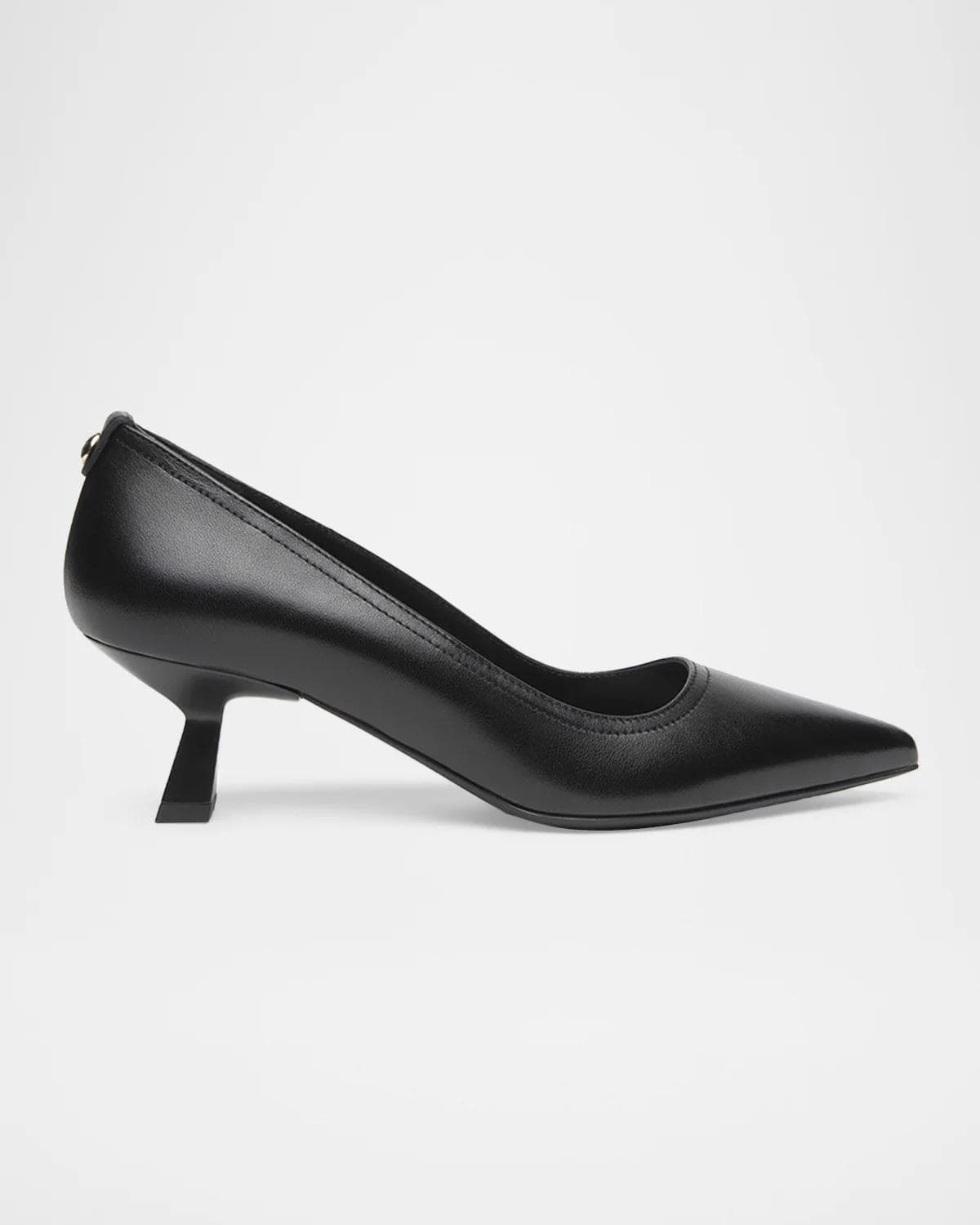 NeroGiardini 50mm Leather Mid-Heel Pumps