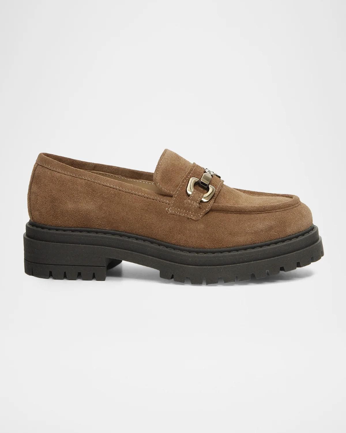 NeroGiardini 40mm Suede Horsebit Loafers