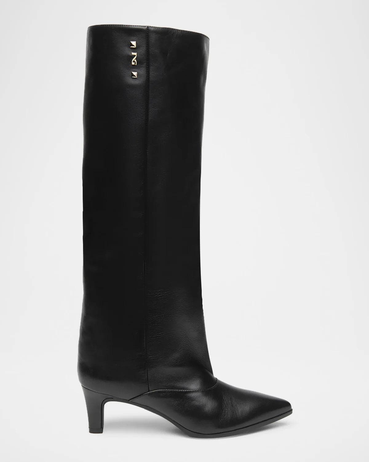 NeroGiardini 50mm Leather Knee-High Boots