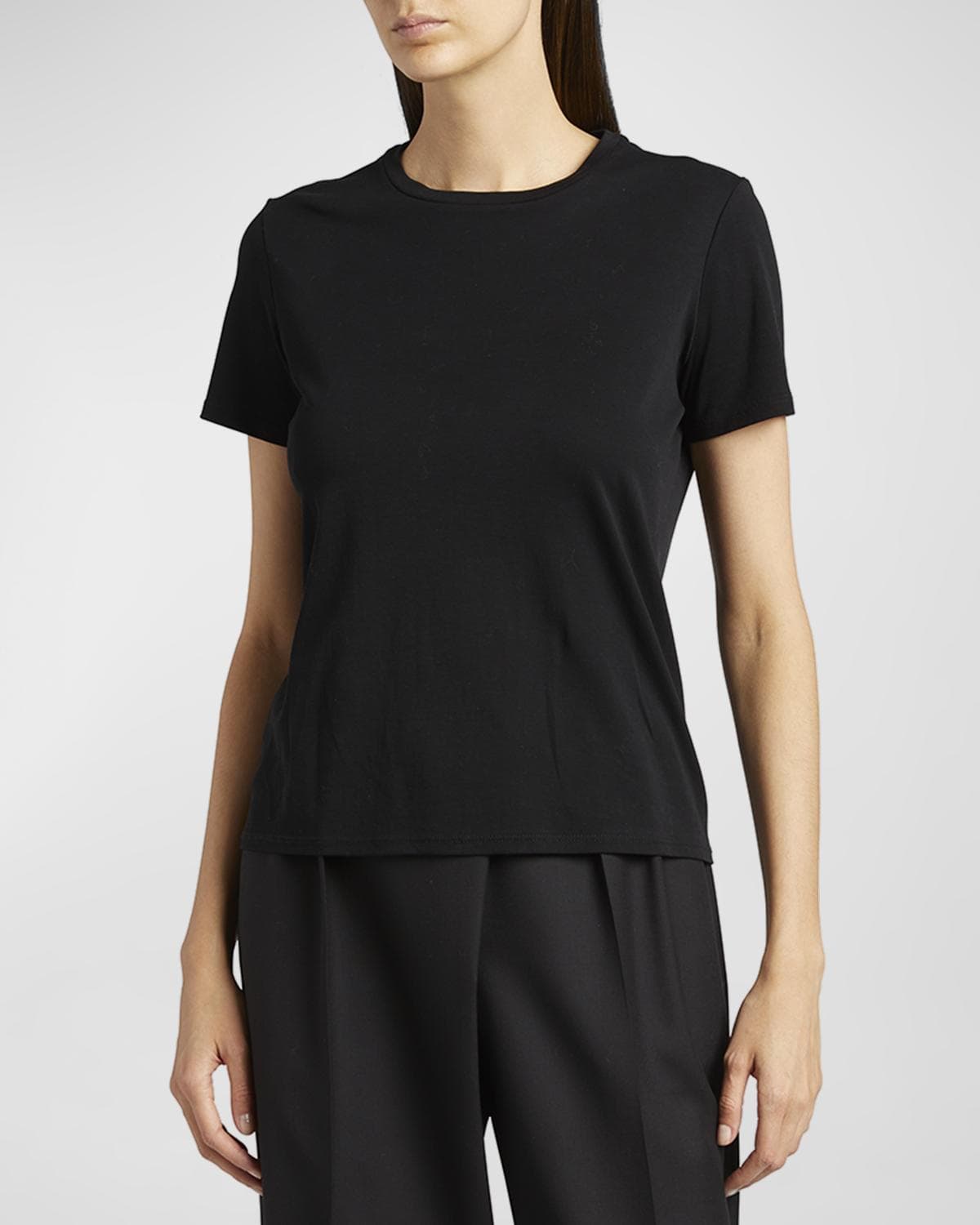 The Row Wesler Short-Sleeve Top