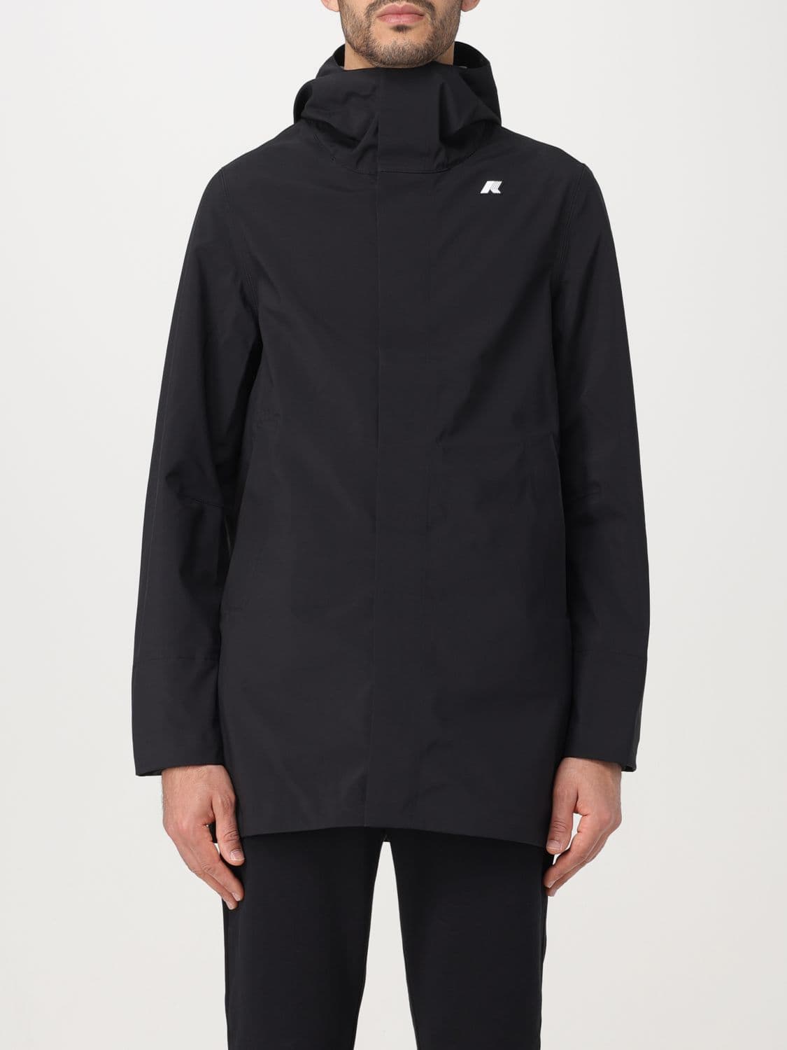 K-Way Coat Men color Black