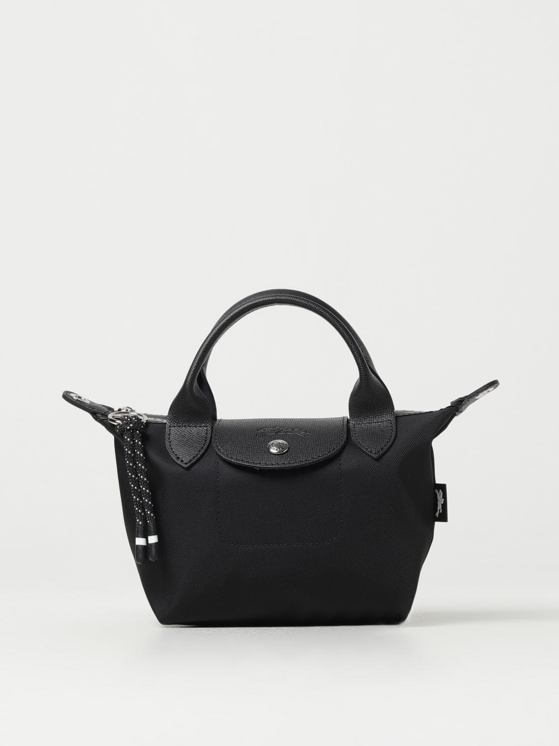 Longchamp Le Pliage Energy XS Recycled Nylon and Grained Leather Bag