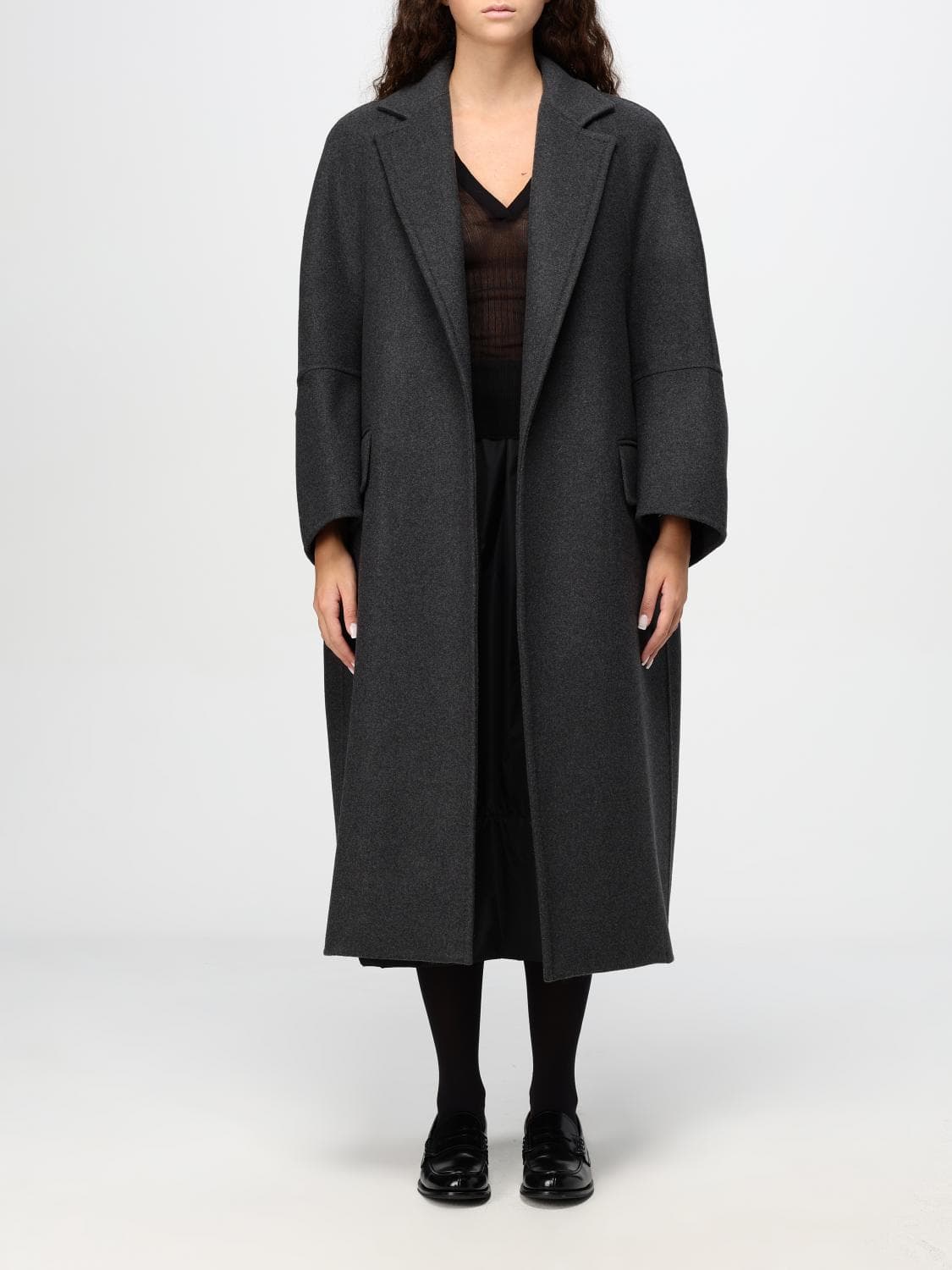 Max Mara Coat Woman color Grey