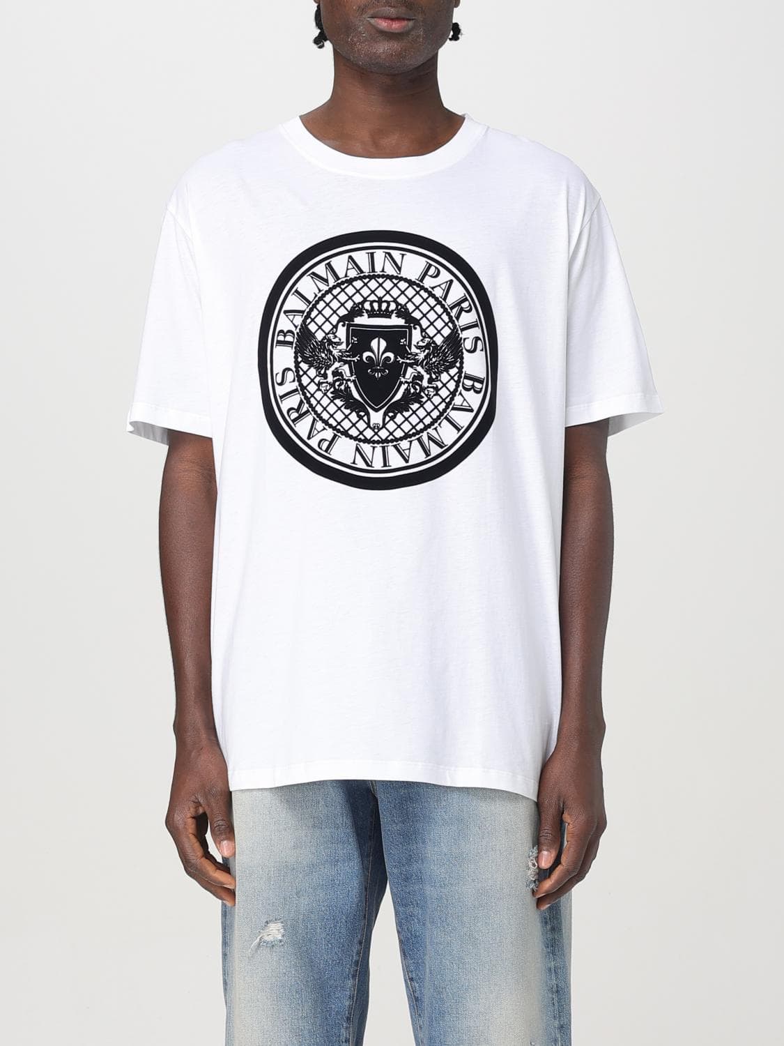 Balmain T-Shirt Men color White