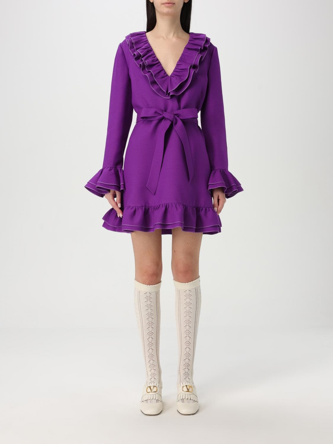 Valentino Dress Woman color Violet