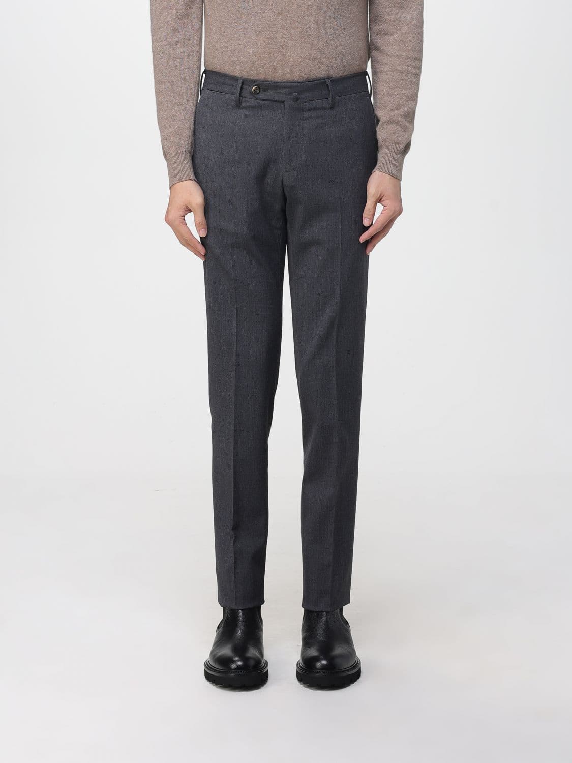 Pt Torino Pants Men color Grey