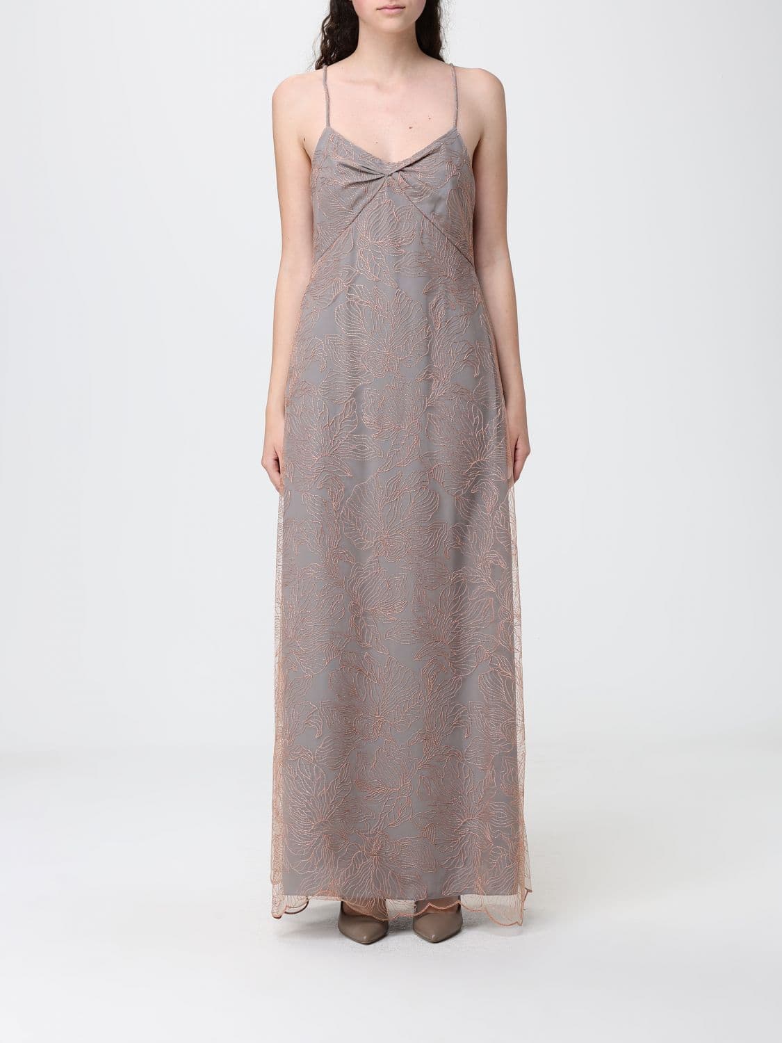 Emporio Armani Dress Woman color Nude