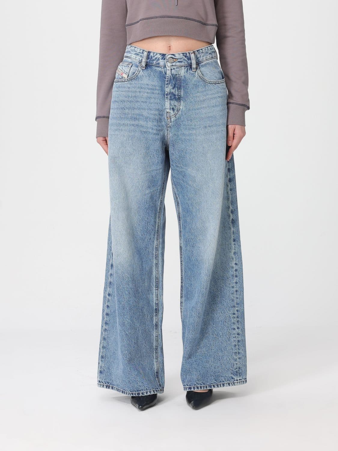 Diesel Jeans Woman color Stone Washed