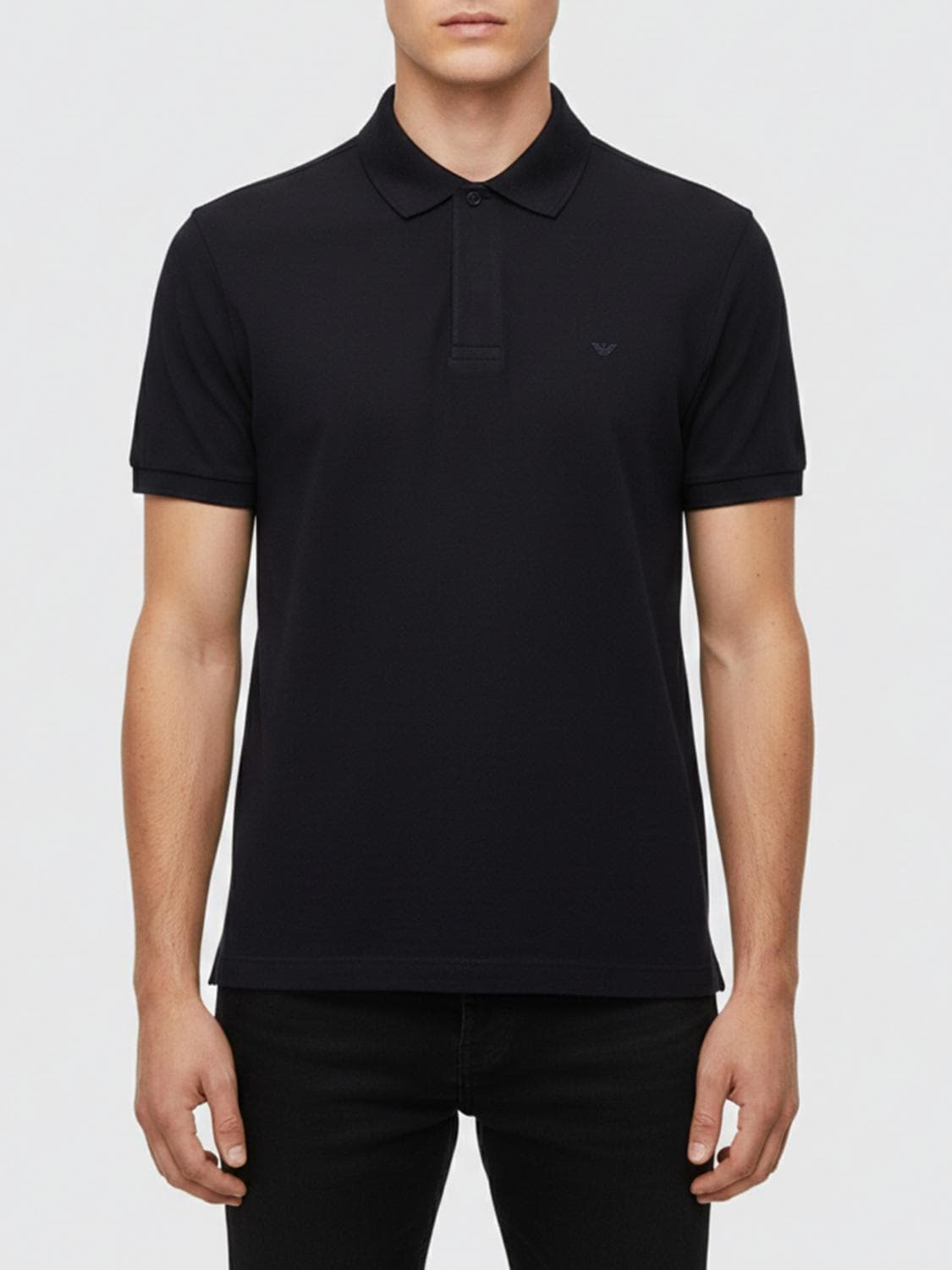 Emporio Armani Polo Shirt Men color Black