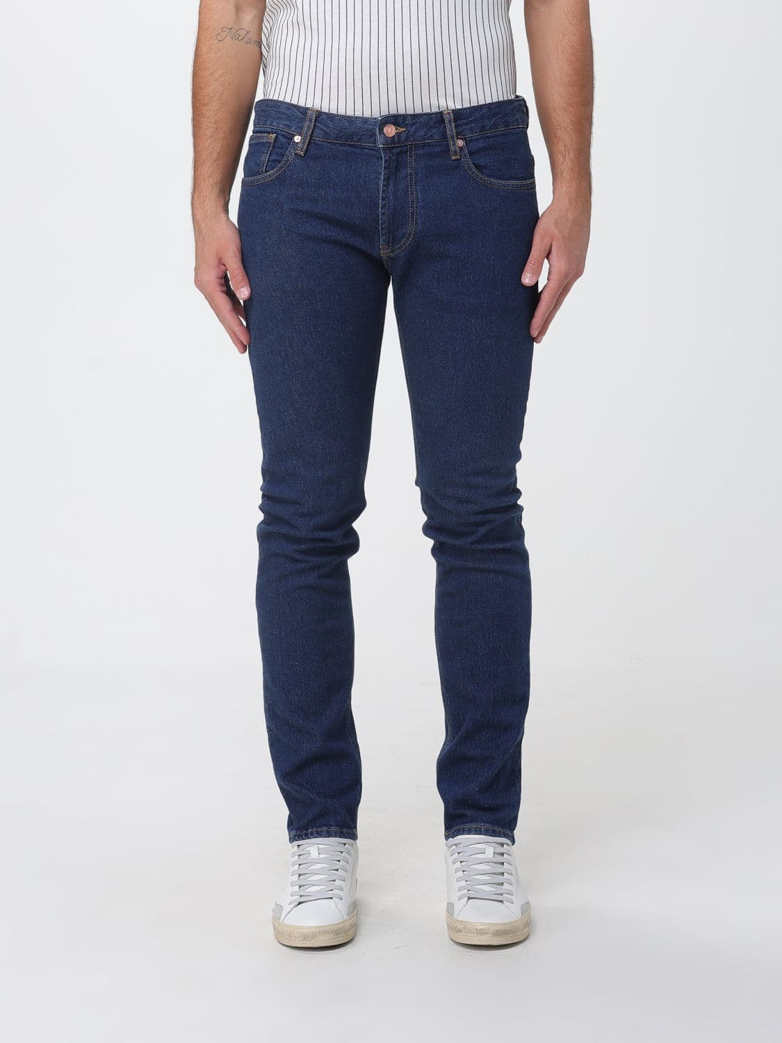 Armani Jeans Jeans Men color Blue