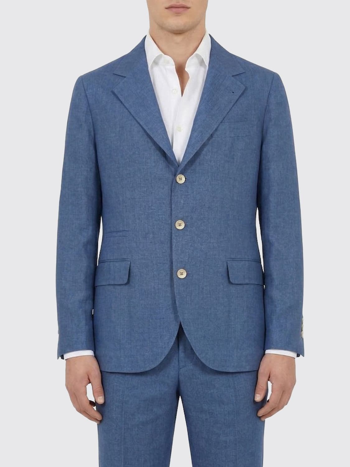 Brunello Cucinelli Jacket Men color Stone Bleached