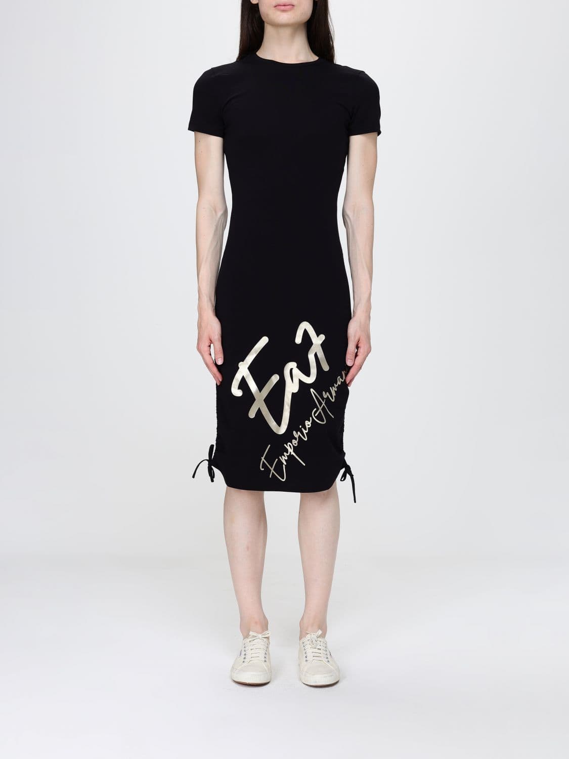 Ea7 Dress Woman color Black
