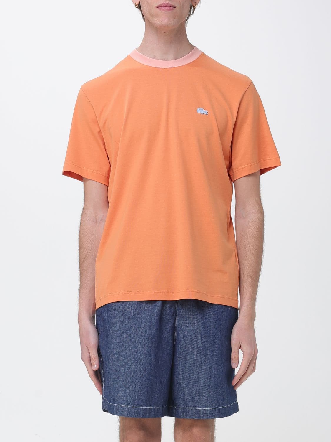 Lacoste T-Shirt Men color Orange