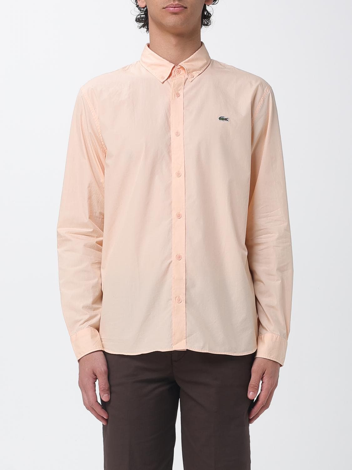 Lacoste Shirt Men color Peach