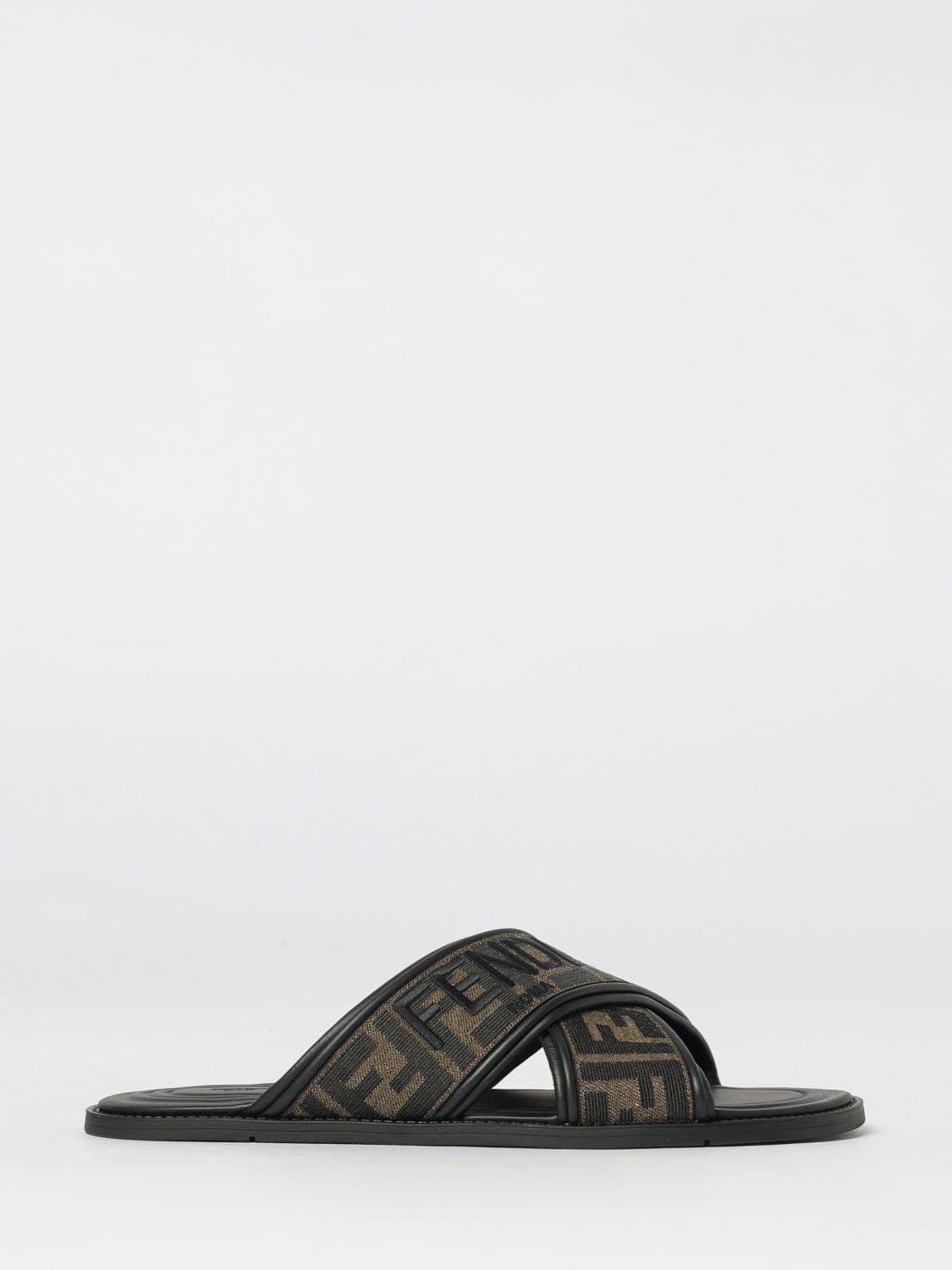 Fendi Sandals Men color Tobacco