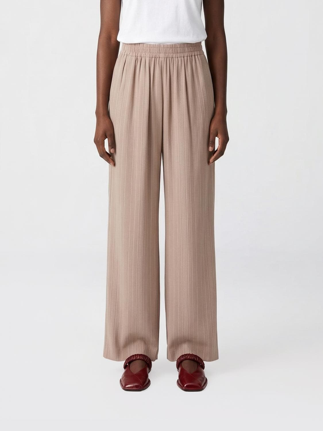 Golden Goose Pants Woman color Beige