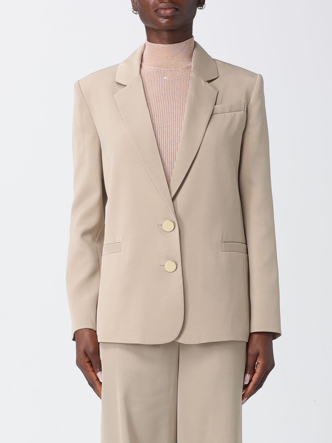 Armani Exchange Jacket Woman color Sand