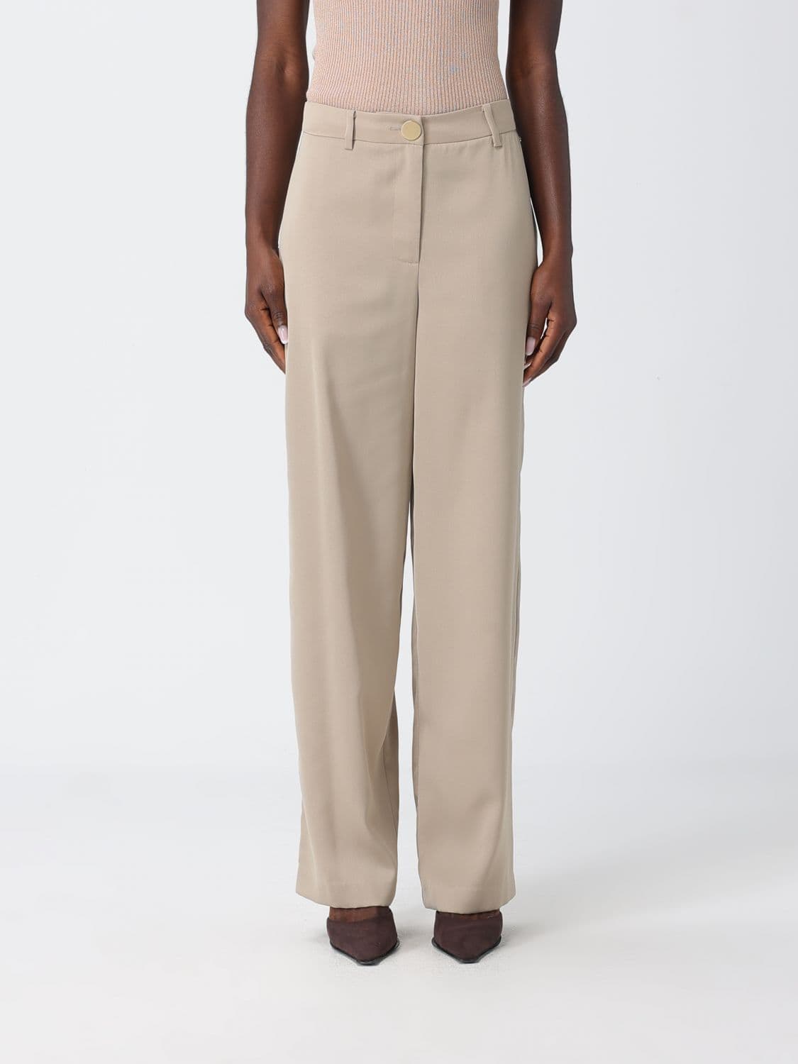 Armani Exchange Pants Woman color Sand