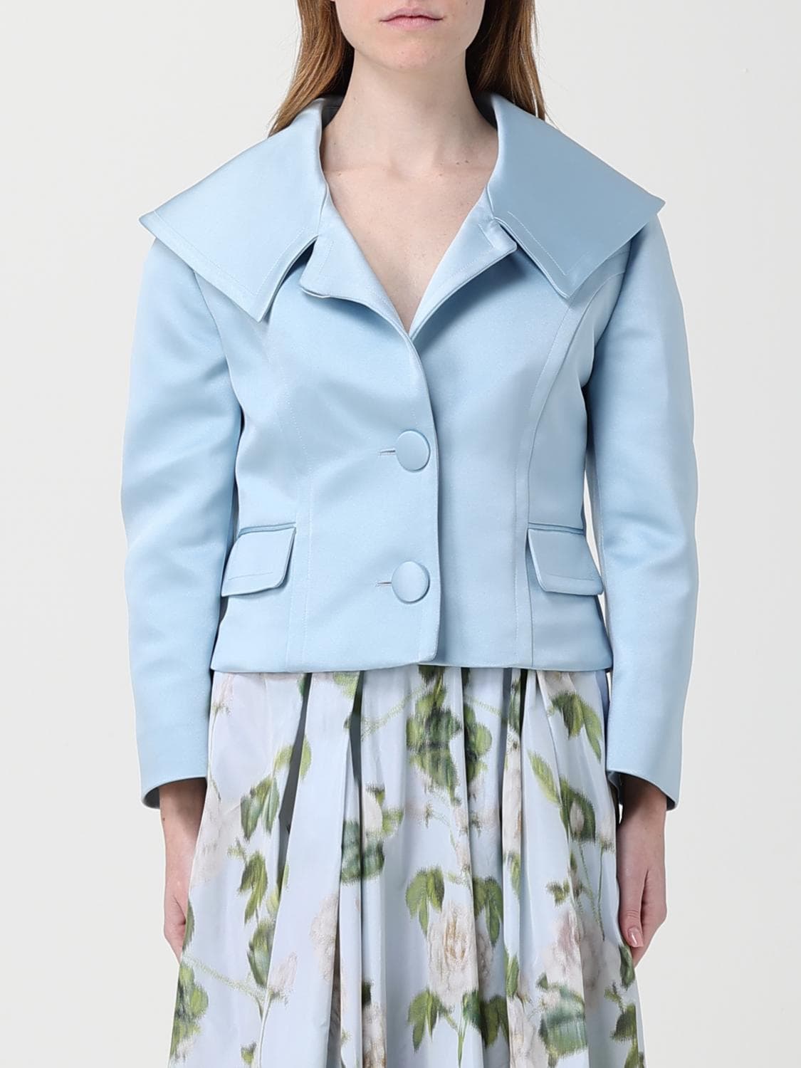 Antonio Marras Jacket Woman color Gnawed Blue