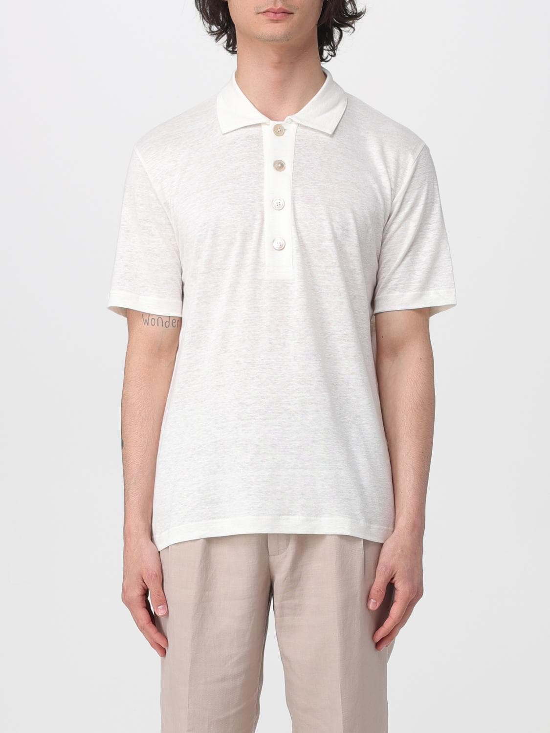Eleventy Polo Shirt Men color White