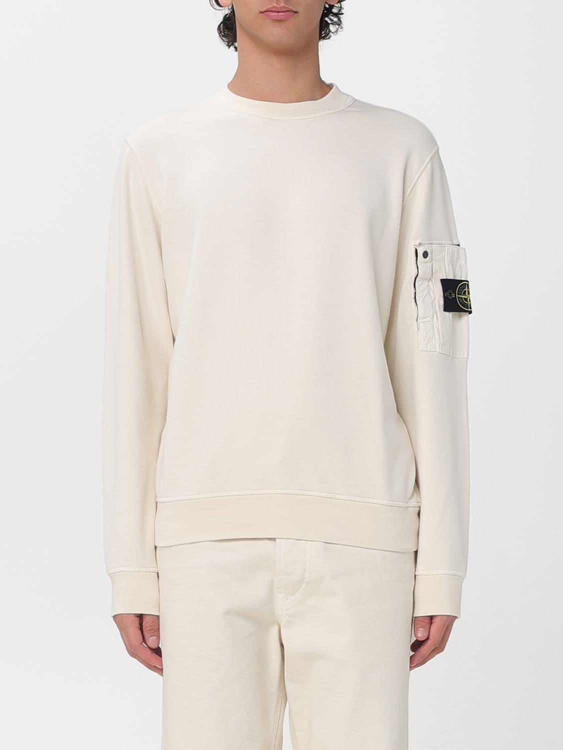 Stone Island Sweatshirt Men color Ivory