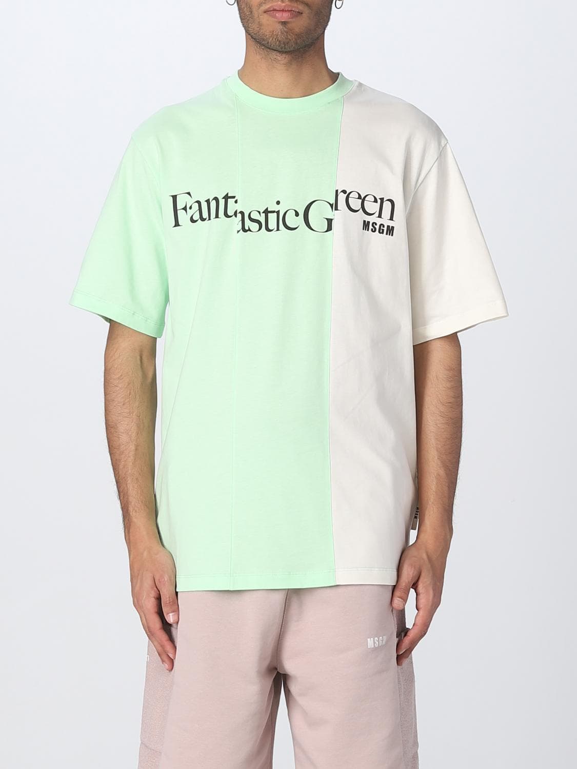 Msgm T-shirt in organic cotton