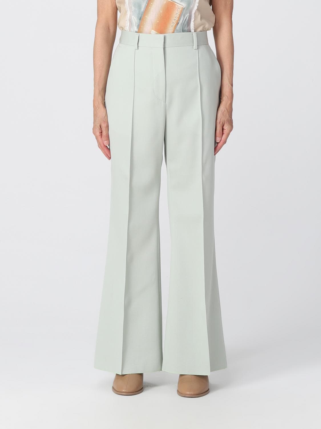 Lanvin Pants Woman color Sage