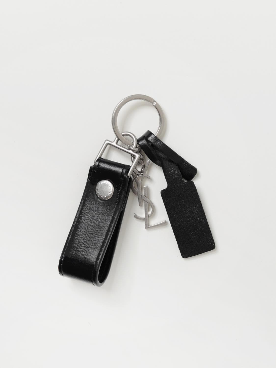 Saint Laurent Leather Key Ring