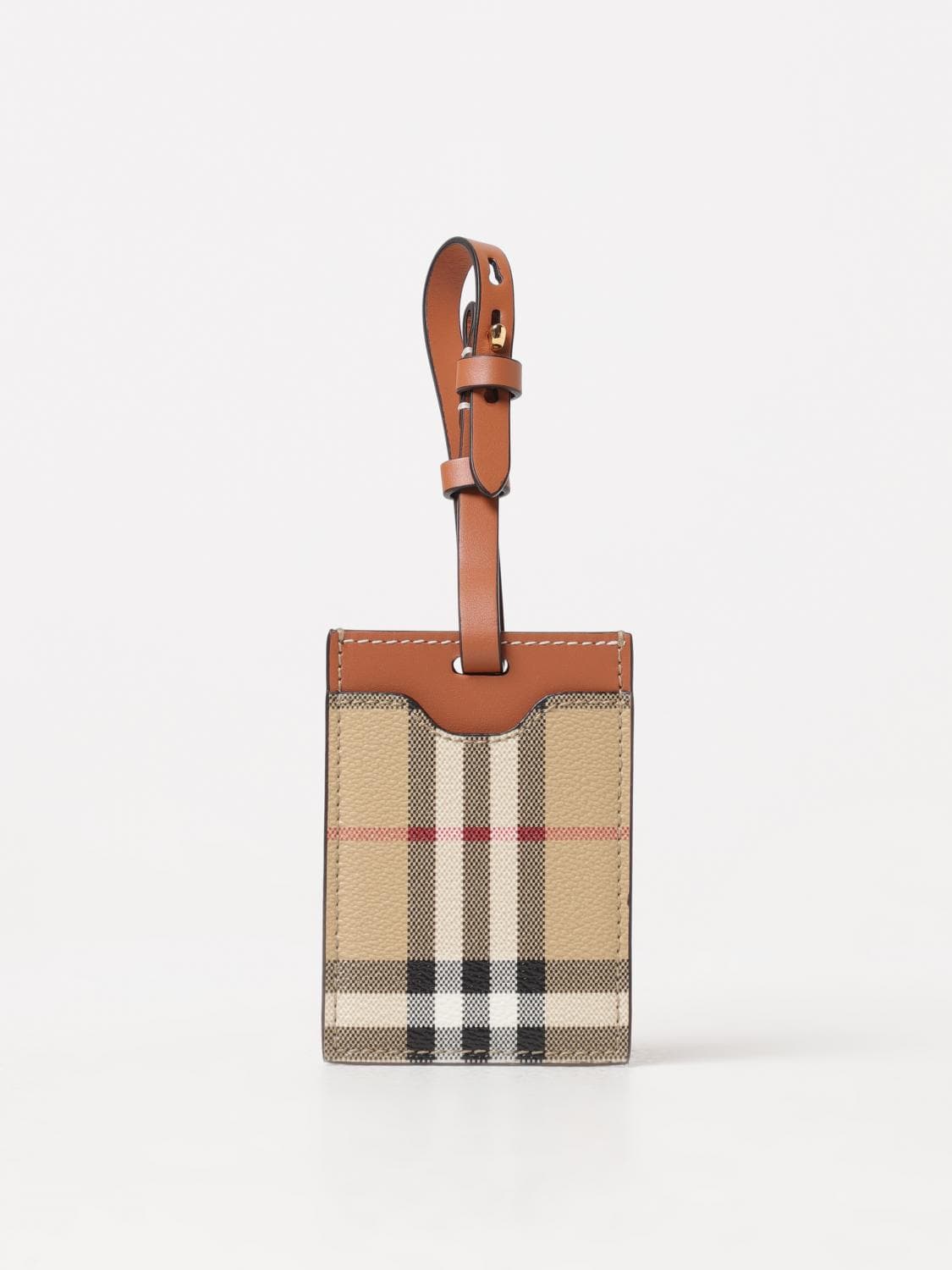 Burberry leather address holder · OS