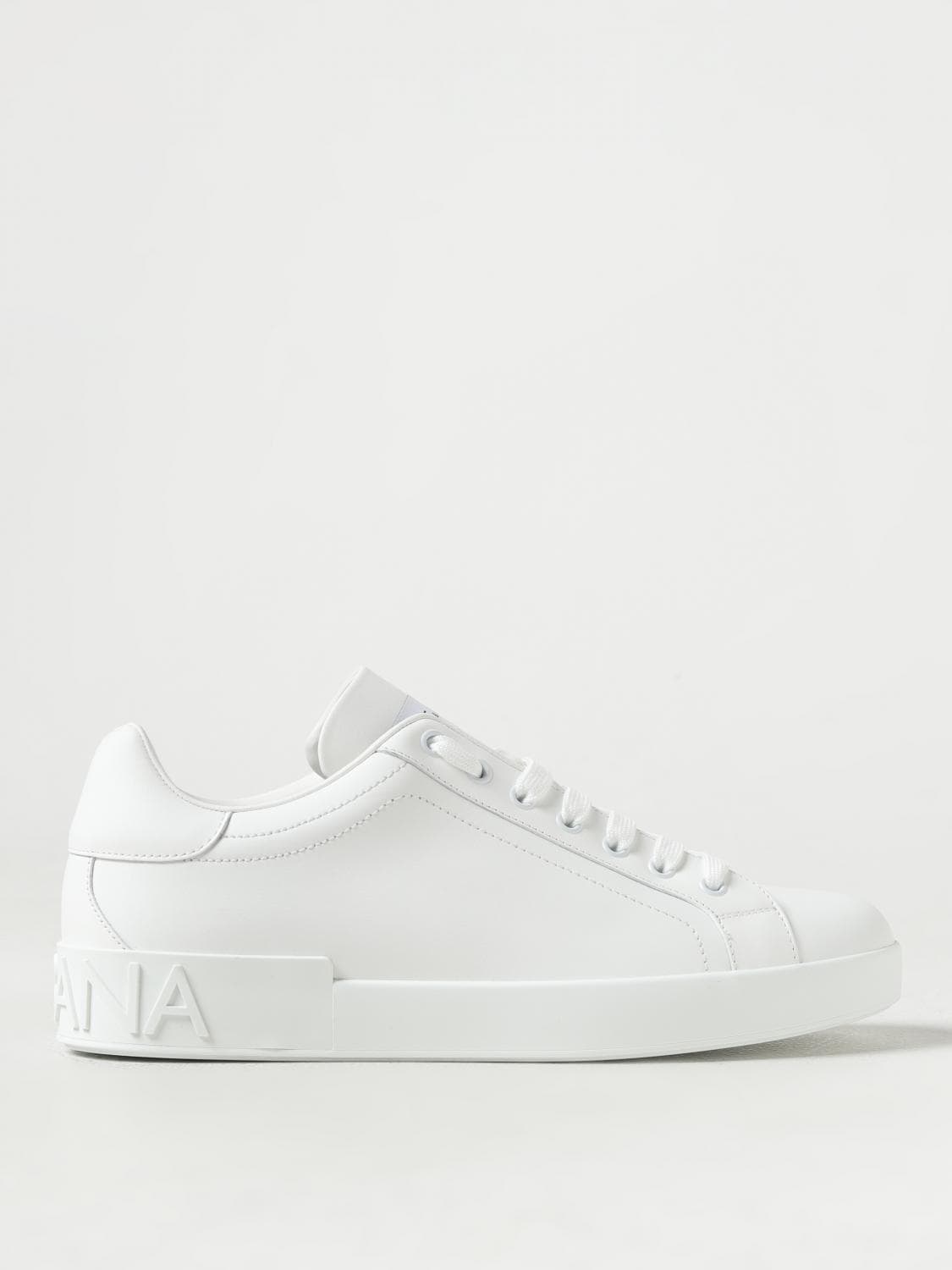 Dolce & Gabbana Leather Sneakers with Logo