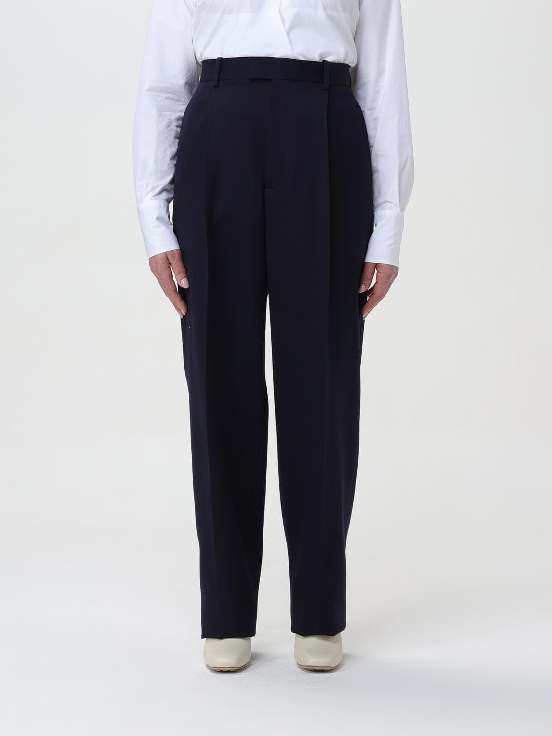 Bottega Veneta Pants Woman color Blue