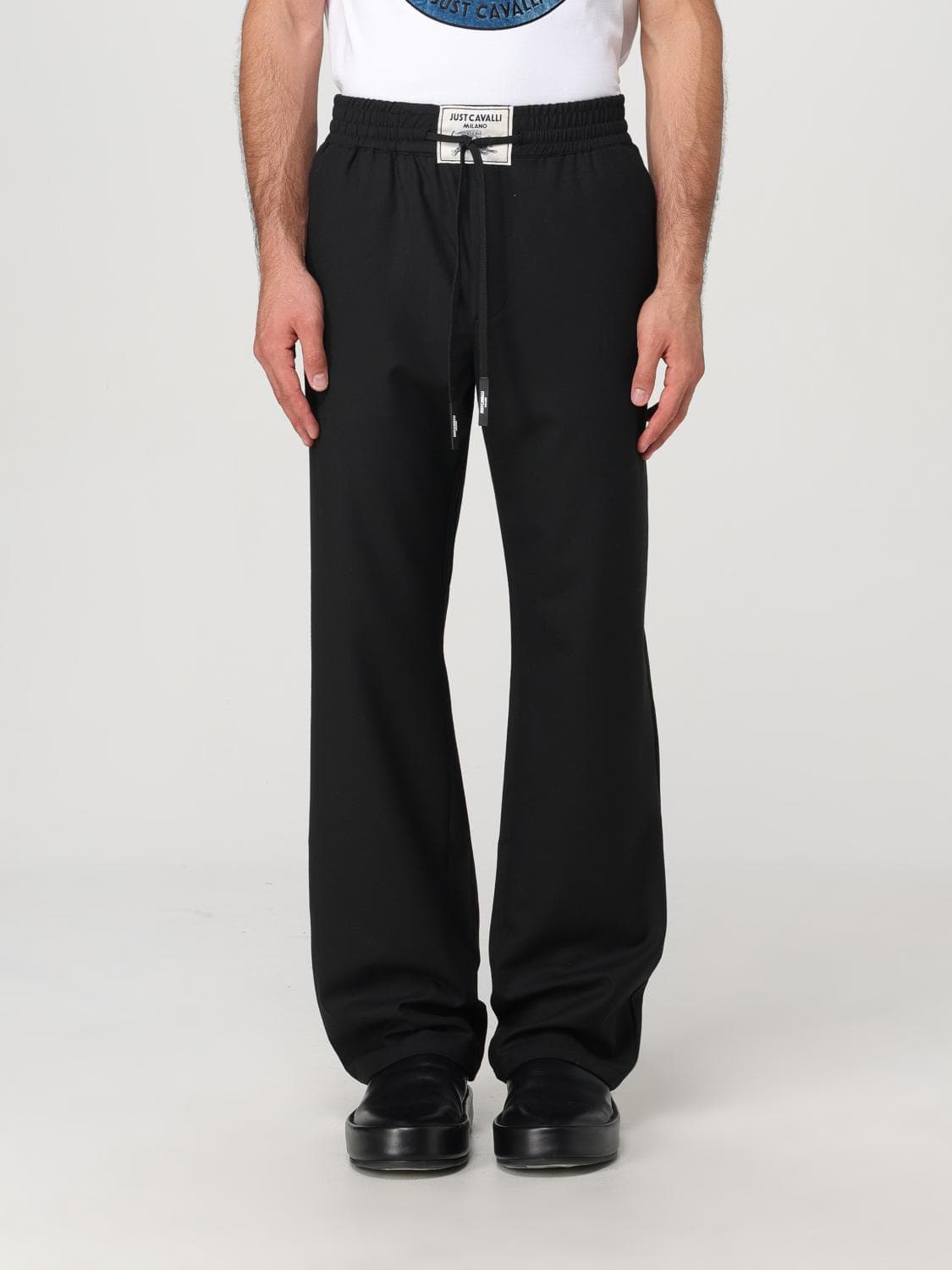 Just Cavalli Pants Men color Black